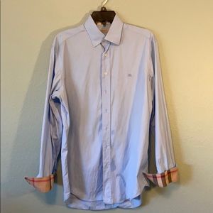 Burberry long sleeve button down shirt